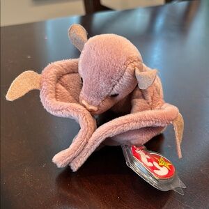 Ty Beanie Babies Batty Plush in Soft Brown